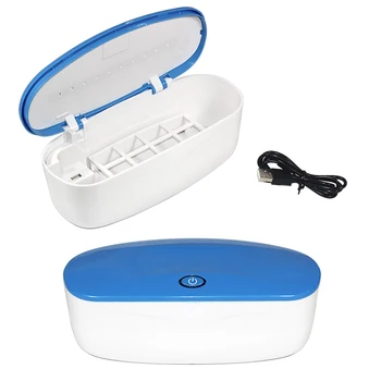 UV Sterilizer Box USB interface Nail Art Tools LED Disinfection Box for Cosmetic Salon Sterilizer Storage Box Portable
UV Sterilizer Box USB interface Nail Art Tools LED Disinfection Box for Cosmetic Salon Sterilizer Storage Box Portable