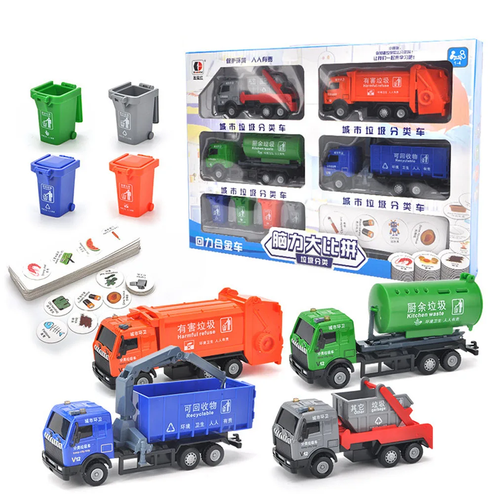 Children's science and education toy garbage classification alloy car simulation model tabletop game set sanitation garbage truc
Children's science and education toy garbage classification alloy car simulation model tabletop game set sanitation garbage truc