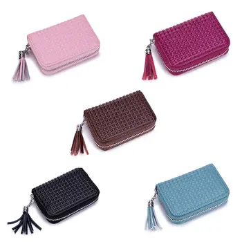 Fashion Women Girls Mini Card Holder Case Leather Wallet Lady Casual RFID Blocking Purse with Tassel Zipper Key Coin Holder Bag
Fashion Women Girls Mini Card Holder Case Leather Wallet Lady Casual RFID Blocking Purse with Tassel Zipper Key Coin Holder Bag