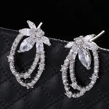 New New Arrival Fashion Statement For Female Exquisite Round Circle Shape Zirconia Earring In Dinner Choice Punk Modern Style 
New New Arrival Fashion Statement For Female Exquisite Round Circle Shape Zirconia Earring In Dinner Choice Punk Modern Style