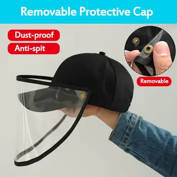 Safety Anti-Droplet Cover Cap Transparent Removable Protection Face Shield Hat Anti Dust Waterproof Shield Screen Aseball Cap
Safety Anti-Droplet Cover Cap Transparent Removable Protection Face Shield Hat Anti Dust Waterproof Shield Screen Aseball Cap