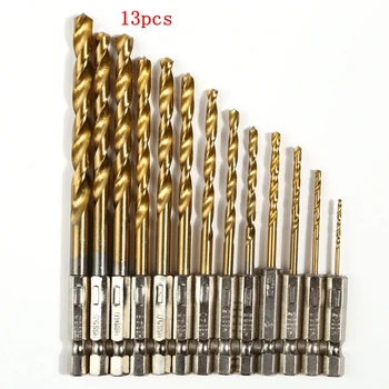 13pcs Twist Drill Bit Set Countersink Hex Drill Bit High Speed Steel Hex Shank Change 1.5-6.5mm Power Tools High Cobalt Drill Bi
13pcs Twist Drill Bit Set Countersink Hex Drill Bit High Speed Steel Hex Shank Change 1.5-6.5mm Power Tools High Cobalt Drill Bi