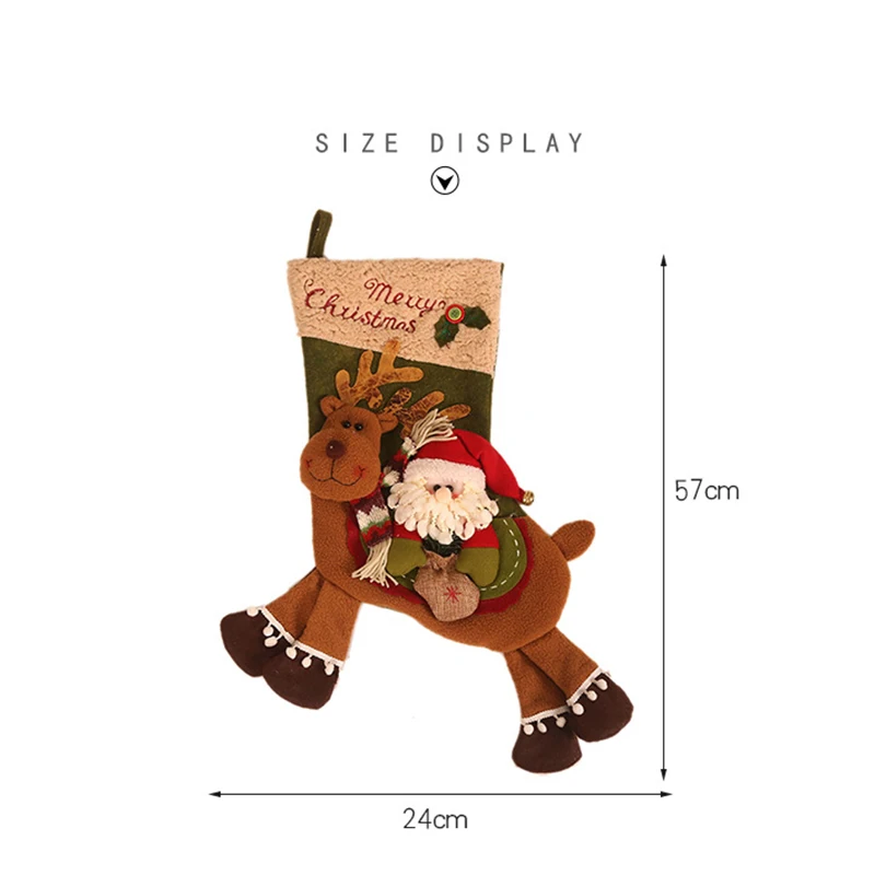 christmas socks gift bag christmas decorations christmas riding