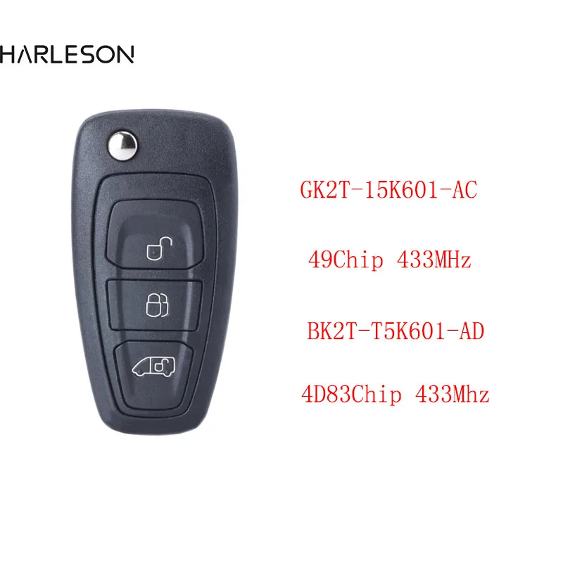 Original/ Aftermarket for Ford Transit / Custom Tourneo / Custom Remote Key Fob BK2T/GK2T AB AC AD433.92MHz ID49/4D83 Chip 
Original/ Aftermarket for Ford Transit / Custom Tourneo / Custom Remote Key Fob BK2T/GK2T AB AC AD433.92MHz ID49/4D83 Chip