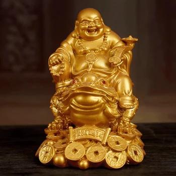 Chinese Fengshui Ornaments Maitreya Toad Catching Coin Money Frog Figurines for Home Office Desktop Decoration Lucky Gifts
Chinese Fengshui Ornaments Maitreya Toad Catching Coin Money Frog Figurines for Home Office Desktop Decoration Lucky Gifts