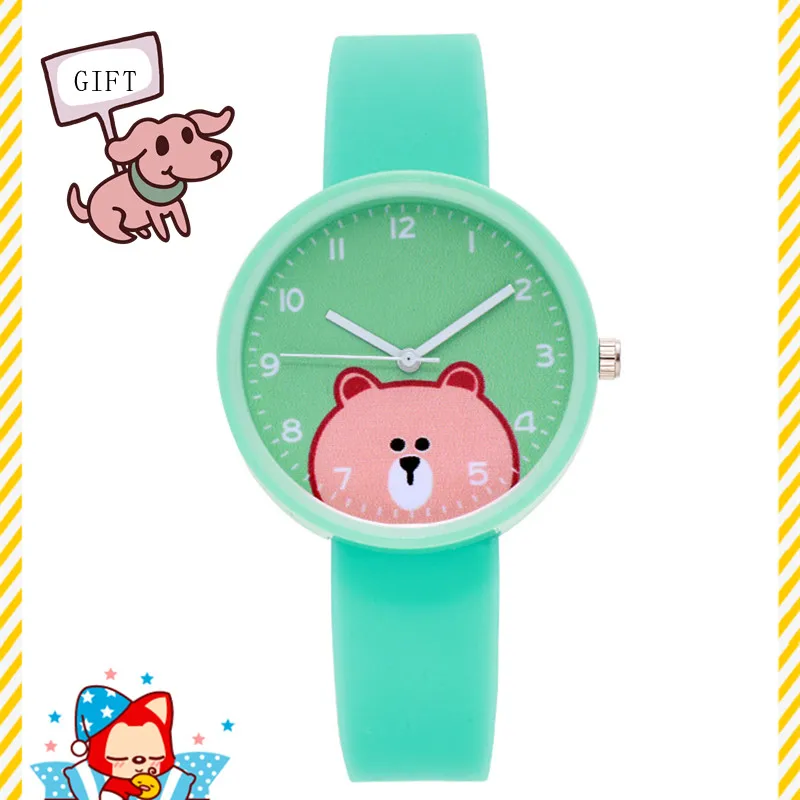 Dropshiping 2020 Best Gift Clock To Send Kids Boys Girls Baby Silicone Cartoon Bear Children Quartz Watch Students Best Prizes
Dropshiping 2020 Best Gift Clock To Send Kids Boys Girls Baby Silicone Cartoon Bear Children Quartz Watch Students Best Prizes