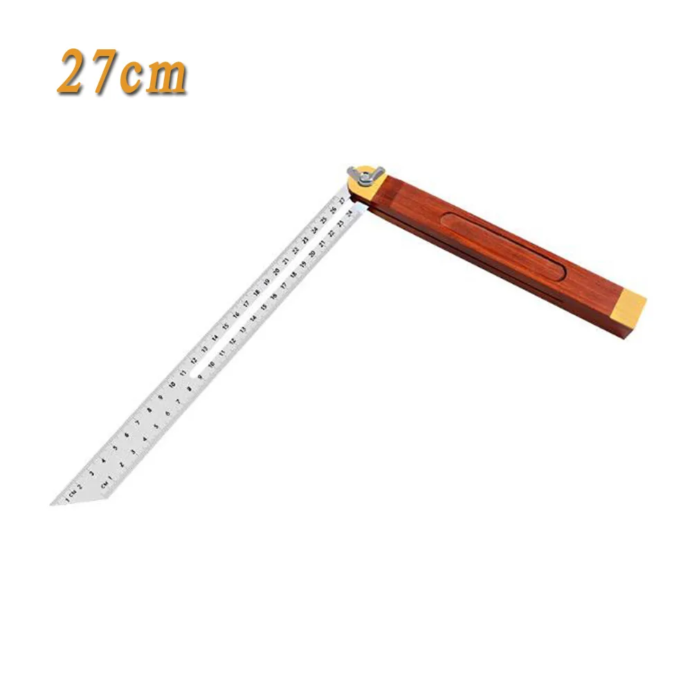 Sliding Bevel Square Gauge Protractor Angle Ruler Tool 360 Degree Adjustable Angle Ruler Double-sided high-precision scale Stain
Sliding Bevel Square Gauge Protractor Angle Ruler Tool 360 Degree Adjustable Angle Ruler Double-sided high-precision scale Stain