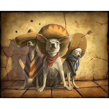 DIY Painting By Numbers The Three Banditos Kit Oil Picture By Numbers Animals Wall Art Painting on Canvas Home Decoration Gift
DIY Painting By Numbers The Three Banditos Kit Oil Picture By Numbers Animals Wall Art Painting on Canvas Home Decoration Gift