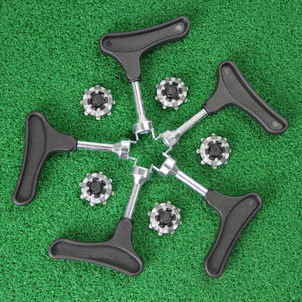 Golf Spike Wrench Remover Tool Outdoor Golf Sport Golf Shoe Cleats Ratchet Key Handle Accessories Practical Club New
Golf Spike Wrench Remover Tool Outdoor Golf Sport Golf Shoe Cleats Ratchet Key Handle Accessories Practical Club New