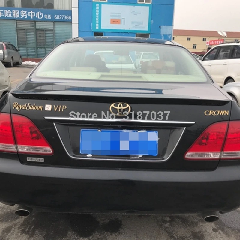 Для Toyota 2004-2009 корончатый спойлер из АБС-пластика Неокрашенный чехол для