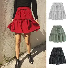 Woman Skirts Short Tutu Floral Print Summer Tall Waist Chiffon Printing Pleating Dot Print Short Skirts Womens Summer Clothes
Woman Skirts Short Tutu Floral Print Summer Tall Waist Chiffon Printing Pleating Dot Print Short Skirts Womens Summer Clothes