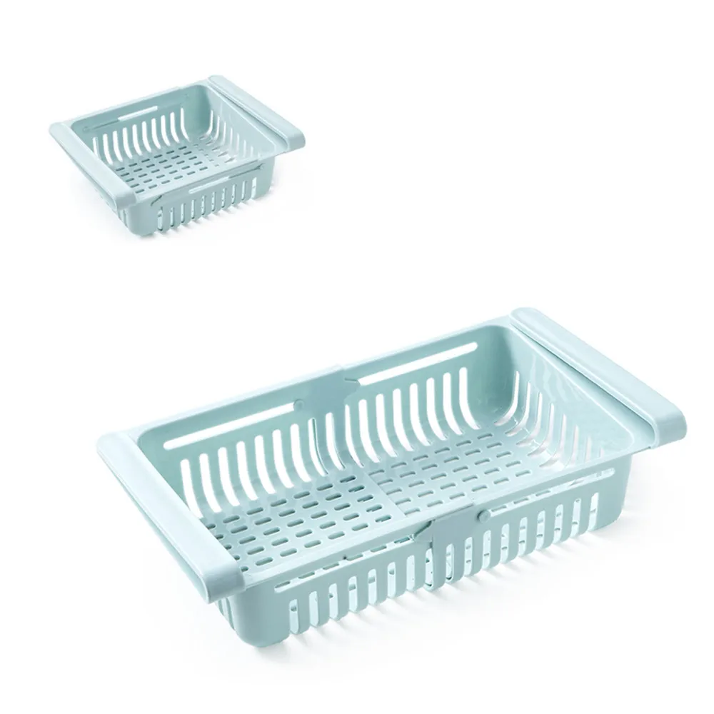 Adjustable Stretchable Refrigerator Organizer Drawer Basket Refrigerator Pull-out Drawers Fresh Spacer Layer Storage Rack Tool
Adjustable Stretchable Refrigerator Organizer Drawer Basket Refrigerator Pull-out Drawers Fresh Spacer Layer Storage Rack Tool