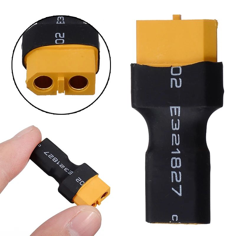 XT30 Male to XT60 Female Power Adapter Converter RC Drone Connector Adapter Battery Converter Plug Accessories