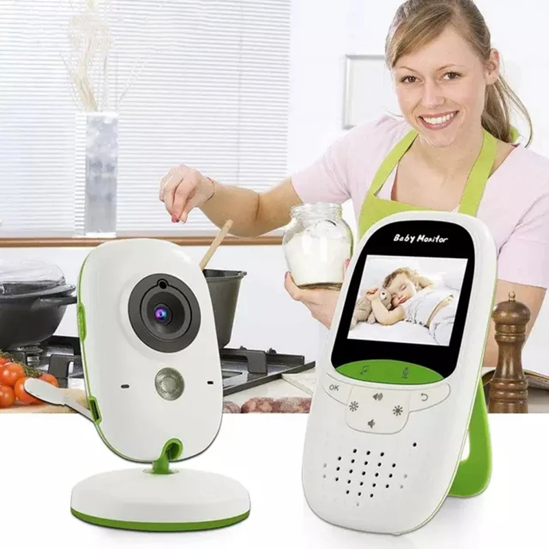 Wireless Video Baby Monitor 2.0 Inch Nanny Camera 2 Way Talk Night Vision IR LED Temperature Monitor Infant Baby Sleep Cam VB602
Wireless Video Baby Monitor 2.0 Inch Nanny Camera 2 Way Talk Night Vision IR LED Temperature Monitor Infant Baby Sleep Cam VB602