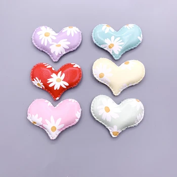 60pcs/lot 5.5*4cm Daisy Print PU Leather heart padded Applique For DIY Headwear Hair Clips Decor Baby Clothes Accessoies
60pcs/lot 5.5*4cm Daisy Print PU Leather heart padded Applique For DIY Headwear Hair Clips Decor Baby Clothes Accessoies