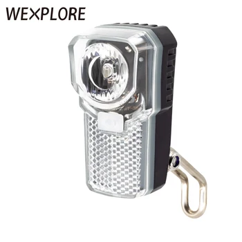 WEXPLORE Bike Light Bicycle Front Light Use 2pcs AAA Battery for Bicycle Front Fork Carrier with Bike Reflector warning Light
WEXPLORE Bike Light Bicycle Front Light Use 2pcs AAA Battery for Bicycle Front Fork Carrier with Bike Reflector warning Light