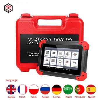 

Professional X100 PAD OBD2 Auto Key Programmer Auto scanner Diagnostic Tool Reset Odometer EEPROM Update Online Code Reader