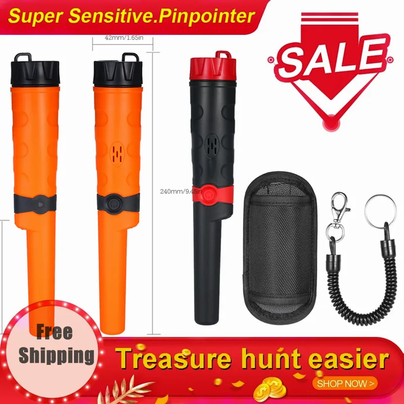 MD970 Handheld Pinpointer Metal Detector Pinpoint Metal Finder Fully waterproof Hand Held Detector Treasure Hunter with Holster
MD970 Handheld Pinpointer Metal Detector Pinpoint Metal Finder Fully waterproof Hand Held Detector Treasure Hunter with Holster