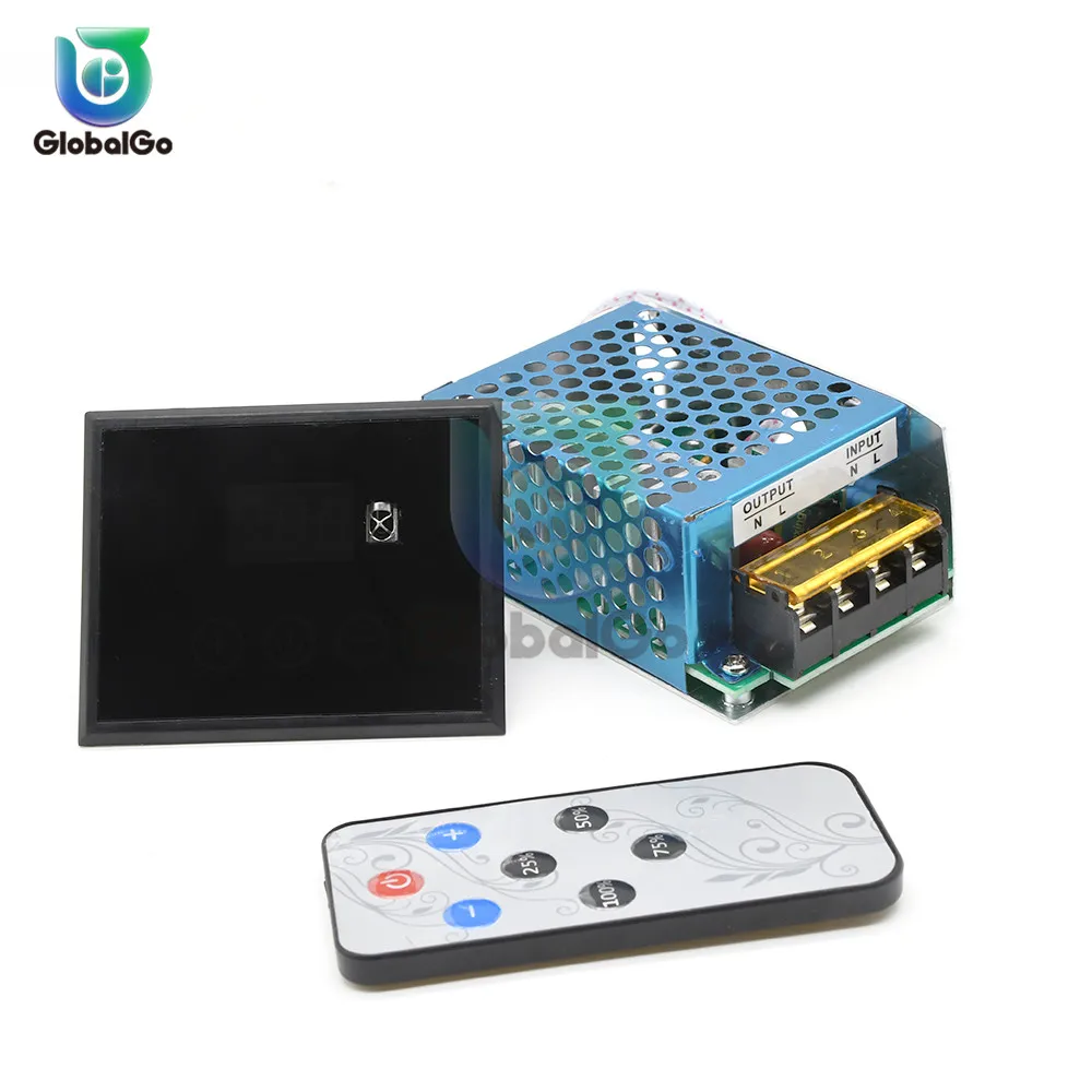 AC 220V 4KW 4000W Thyristor Electronic Voltage Regulator Controller With Buzzer Infrared Remote Control
AC 220V 4KW 4000W Thyristor Electronic Voltage Regulator Controller With Buzzer Infrared Remote Control