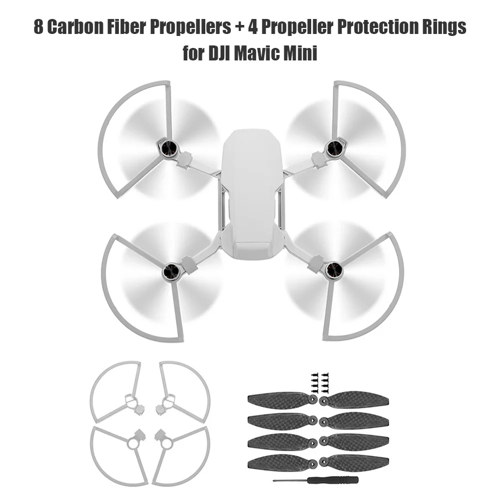 Anti-scratch ABS Drone Carbon Fiber Propeller Protector Blade Screw Screwdriver Camera Drones Accessories for DJI
Anti-scratch ABS Drone Carbon Fiber Propeller Protector Blade Screw Screwdriver Camera Drones Accessories for DJI