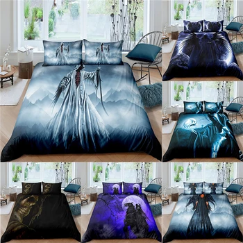 Grim Reaper Bedding Set Single/Twin/Double/Full/Queen/King Duvet Cover 2/3pcs Fashion Home Textiles Comforter Bedding Sets
Grim Reaper Bedding Set Single/Twin/Double/Full/Queen/King Duvet Cover 2/3pcs Fashion Home Textiles Comforter Bedding Sets