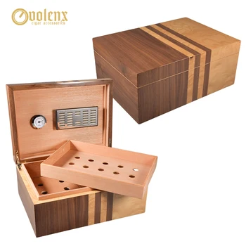 VOLENX Spanish Cedar Wood Humidor with Hygrometer and Humidifier 2-Layer Cigar Cabinet for Club Large Cigar Box
VOLENX Spanish Cedar Wood Humidor with Hygrometer and Humidifier 2-Layer Cigar Cabinet for Club Large Cigar Box