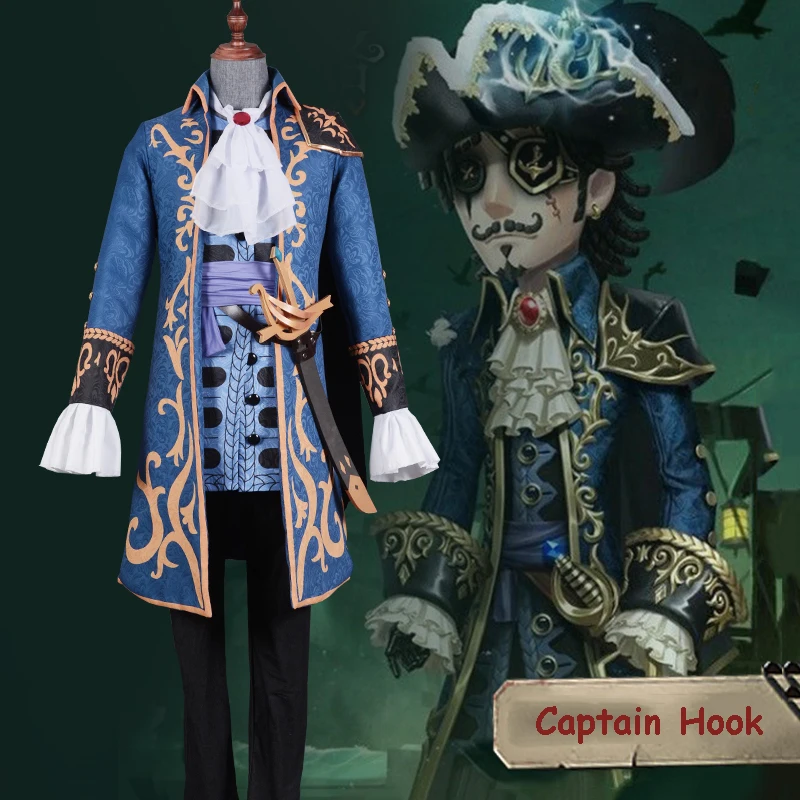 Game Identity V Cosplay Costumes Jose Baden Cosplay Costume Captain Hook Skin First Officer Survivor Cosplay Full sets Uniforms
Game Identity V Cosplay Costumes Jose Baden Cosplay Costume Captain Hook Skin First Officer Survivor Cosplay Full sets Uniforms