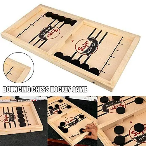 Table Desktop Battle 2 in 1 Ice Hockey Game Funny Classic Battle Board Games for Ages 7 and Up Adults or Kids Sports Board Game 
Table Desktop Battle 2 in 1 Ice Hockey Game Funny Classic Battle Board Games for Ages 7 and Up Adults or Kids Sports Board Game