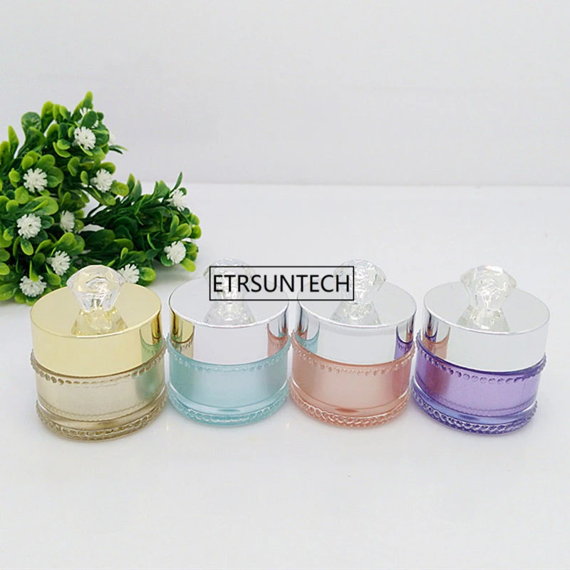 100pcs 5g 10g Acrylic Eye Cream Bottle Refillable Sample Mask Jar mixed Color with Diamond Cover Lady Favor F2323
100pcs 5g 10g Acrylic Eye Cream Bottle Refillable Sample Mask Jar mixed Color with Diamond Cover Lady Favor F2323