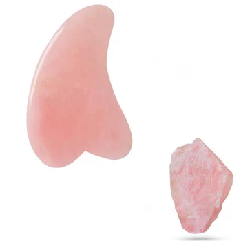 Double head facial massage roller scrapping board pulling massager natural powder crystal jade eye face and neck care tool 
Double head facial massage roller scrapping board pulling massager natural powder crystal jade eye face and neck care tool