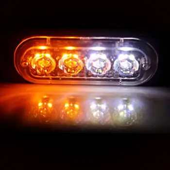 Ultra Thin 4 Chips Car LED Strobe Light Emergency Light Grill Breakdown Auto Flashing For SUV Truck Motorcycle 12-24V Lightbar
Ultra Thin 4 Chips Car LED Strobe Light Emergency Light Grill Breakdown Auto Flashing For SUV Truck Motorcycle 12-24V Lightbar