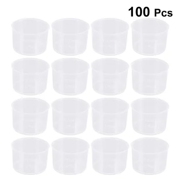 100pcs 10ml Disposable Measuring Cups Thickened Clear Plastic Liquid Volumetric Measurement Cups
100pcs 10ml Disposable Measuring Cups Thickened Clear Plastic Liquid Volumetric Measurement Cups