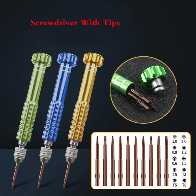 Screwdriver Bit Set Mobile Phone Precision Torx Cross Pentalobe Repair Kit for iPhone Android Opening Disassembly Tool
Screwdriver Bit Set Mobile Phone Precision Torx Cross Pentalobe Repair Kit for iPhone Android Opening Disassembly Tool