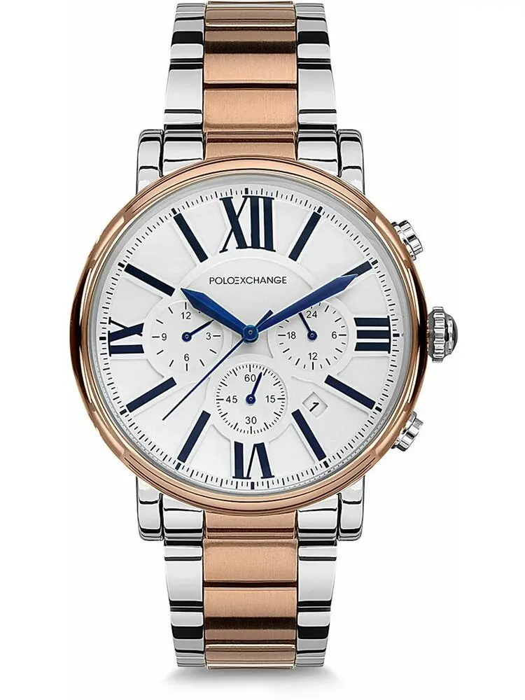 Polo Exchange PX001-01 Men's Wrist Watch, 43 mm Super Metal Case,Date Display,Metallic Wrist Watch,3 ATM Water Resistant
Polo Exchange PX001-01 Men's Wrist Watch, 43 mm Super Metal Case,Date Display,Metallic Wrist Watch,3 ATM Water Resistant