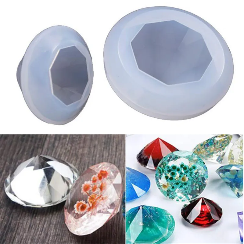 1pcs Diamond Shaped Silicone Molds Gem Necklace Pendants Epoxy Resin Mould For DIY Handmade Jewelry Making Finding Tools
1pcs Diamond Shaped Silicone Molds Gem Necklace Pendants Epoxy Resin Mould For DIY Handmade Jewelry Making Finding Tools