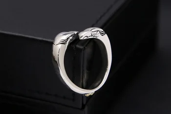 925 Sterling Silver Jewelry Men Women Double eagle Opening Ring bisuteria mujer Couple Adjustable Ring
925 Sterling Silver Jewelry Men Women Double eagle Opening Ring bisuteria mujer Couple Adjustable Ring