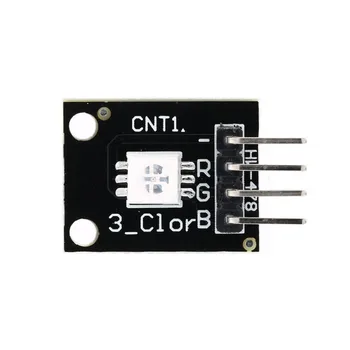 1PCS KY-009 5050 PWM Modulator RGB SMD LED Module 3 Color Light For Arduino MCU Raspberry CF Board Three Primary Color
1PCS KY-009 5050 PWM Modulator RGB SMD LED Module 3 Color Light For Arduino MCU Raspberry CF Board Three Primary Color