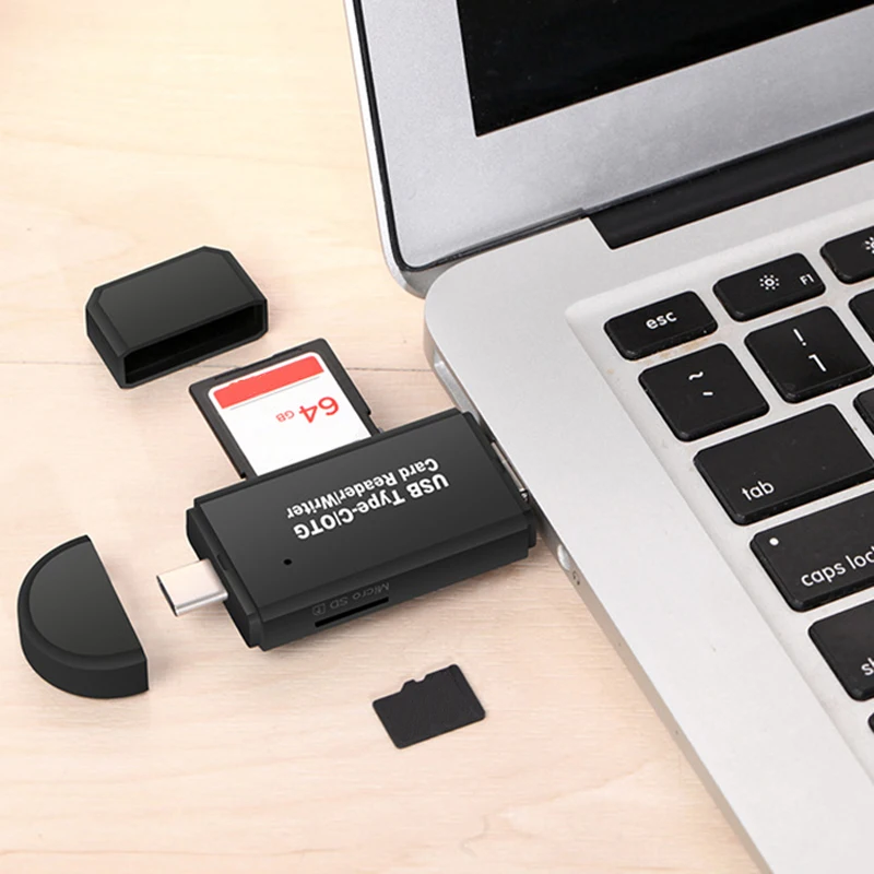 3 in 1 USB Card Reader Type C USB 2.0 to SD Micro SD TF Adapter for laptop Phone OTG Cardreader Smart Memory SD Card Reader
3 in 1 USB Card Reader Type C USB 2.0 to SD Micro SD TF Adapter for laptop Phone OTG Cardreader Smart Memory SD Card Reader