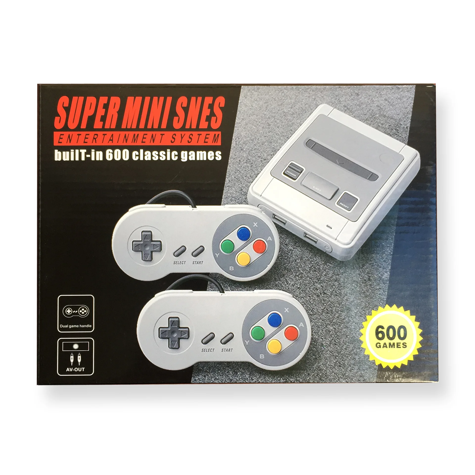 SFC Super Classic Retro Super minisnes Mini Built-in 600-Mini Nostalgic Video Game Console
SFC Super Classic Retro Super minisnes Mini Built-in 600-Mini Nostalgic Video Game Console