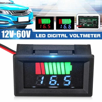 Universal LCD Digital Voltmeter 12V - 60V Battery Capacity Indicator Lead Acid Power Car Motorcycle Voltage Tester Detector
Universal LCD Digital Voltmeter 12V - 60V Battery Capacity Indicator Lead Acid Power Car Motorcycle Voltage Tester Detector