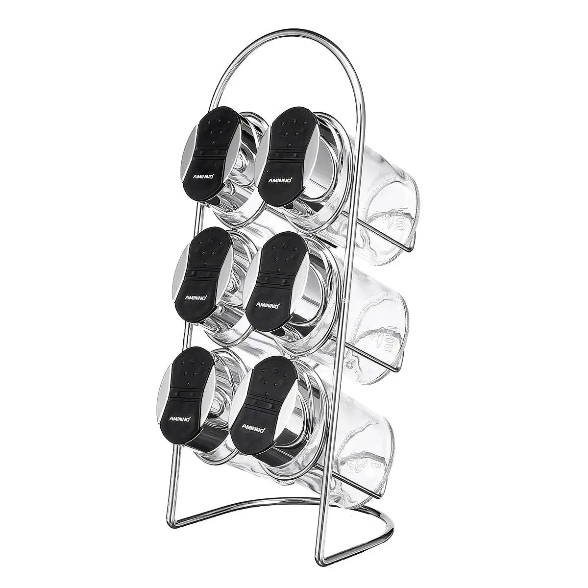 Hot Spice Storage Rack Holder 6PCS Seasoning Bottles Stand Kitchen Organizer Condiment Pot Storage Jars Bottles Storage Shelf Se
Hot Spice Storage Rack Holder 6PCS Seasoning Bottles Stand Kitchen Organizer Condiment Pot Storage Jars Bottles Storage Shelf Se