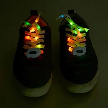 

Night Fashion Usb Charging Shine Led Change Luminescent Shoelace Club Party Luminous Glow Light Up Strap