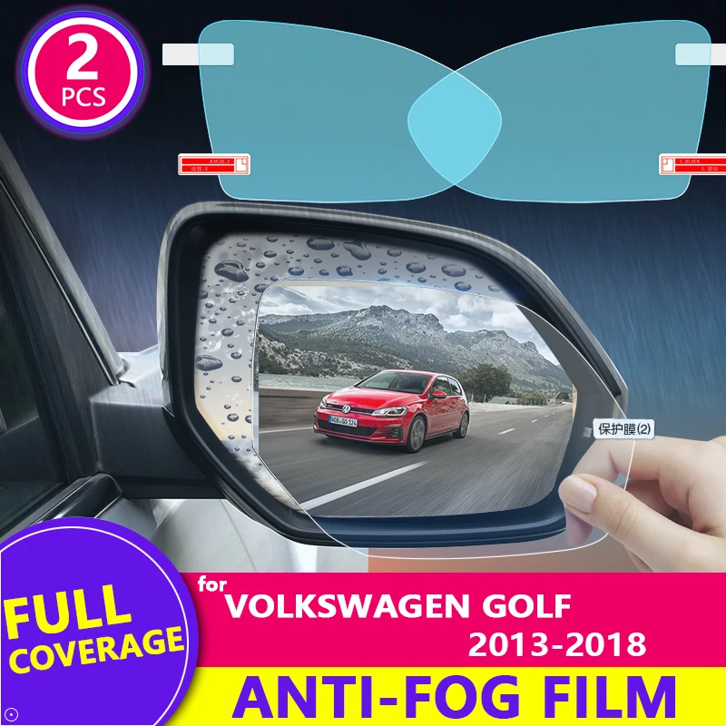 Пленка на зеркало заднего вида для VW Golf MK7 2013-2018 антизапотевающая непромокаемая