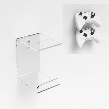 Wall Mounted Acrylic Headset Stand Hanger Game Controller Holder Space Saving Gamepad Holder Universal Wall Mount For PS4 Xbox
Wall Mounted Acrylic Headset Stand Hanger Game Controller Holder Space Saving Gamepad Holder Universal Wall Mount For PS4 Xbox