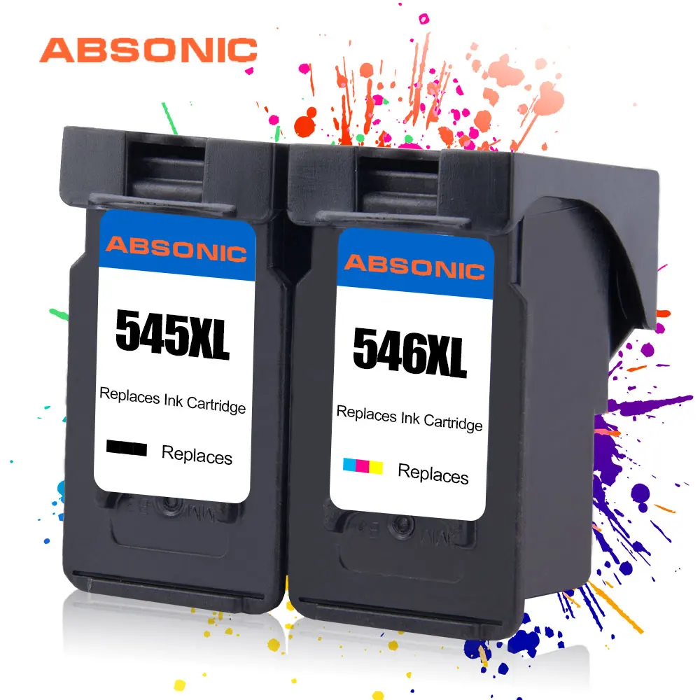 PG545XL CL546XL Replaces for Canon Printer Ink Cartridge PG 545 CL 546 for Pixma MG2950 MG2550 MG3050 MG2450 MG3051 MX495 2PCS
PG545XL CL546XL Replaces for Canon Printer Ink Cartridge PG 545 CL 546 for Pixma MG2950 MG2550 MG3050 MG2450 MG3051 MX495 2PCS