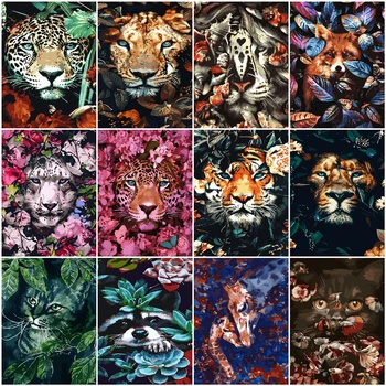AZQSD Unframe Oil Painting By Numbers Animal Handpainted Gift DIY Pictures By Numbers On Canvas Tiger Home Decoration
AZQSD Unframe Oil Painting By Numbers Animal Handpainted Gift DIY Pictures By Numbers On Canvas Tiger Home Decoration