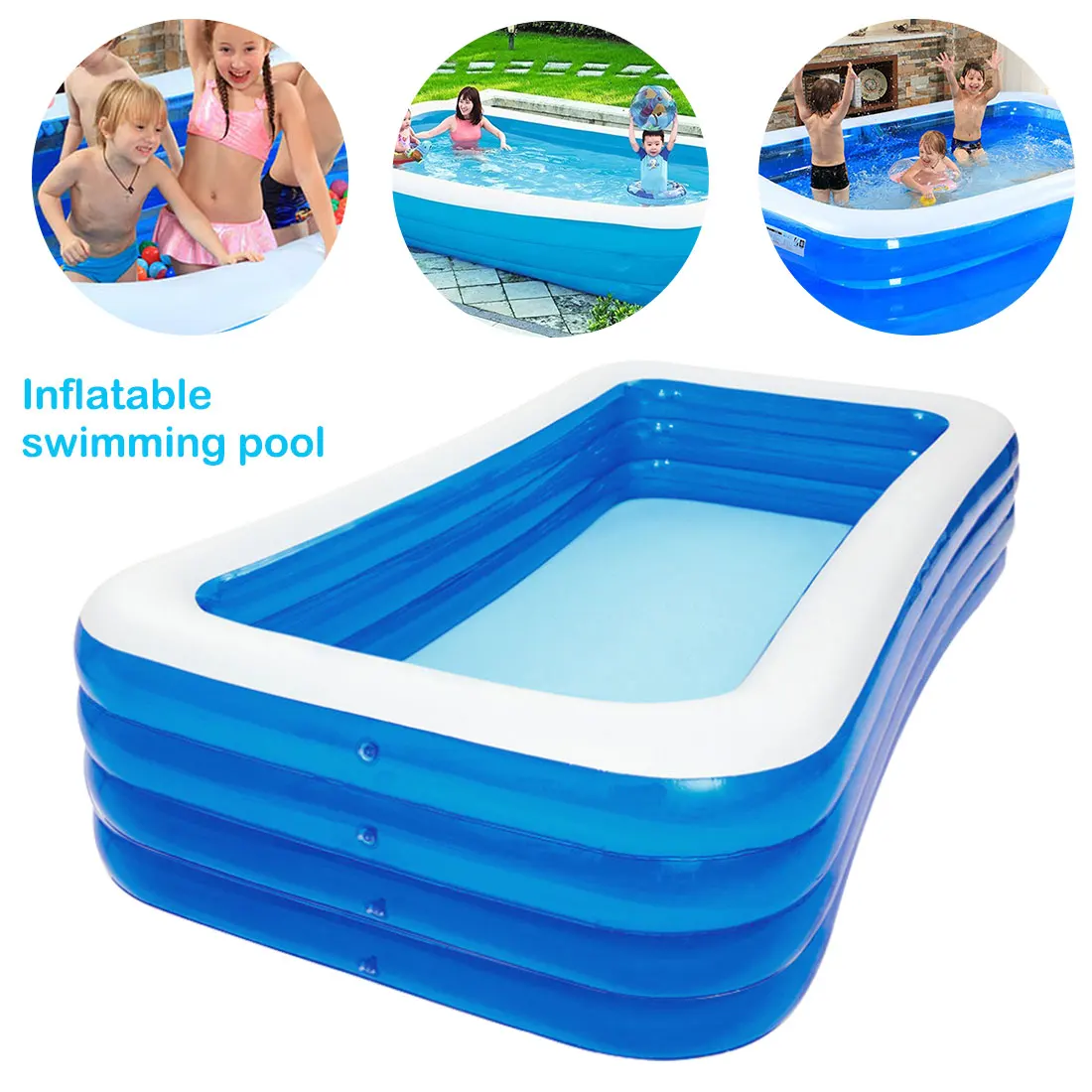 Summer Thickened Inflatable Swimming Pool Children Adults Bathing Tub Baby Home Use Paddling Pool Inflatable Square Kids Pool
Summer Thickened Inflatable Swimming Pool Children Adults Bathing Tub Baby Home Use Paddling Pool Inflatable Square Kids Pool