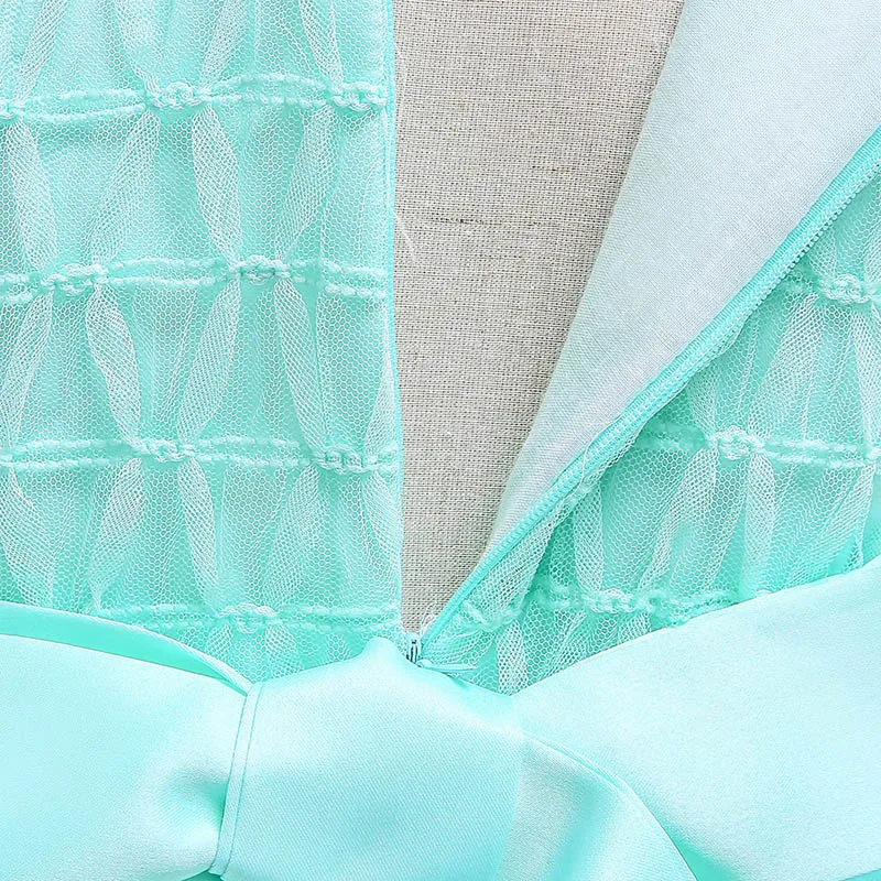 2020 Toddler Girls Mess Ball Gown Dresses Elegant Polka Star Tulle Dress Children Princess Party Wedding Dress 3 5 6 8 9 10 year (6)