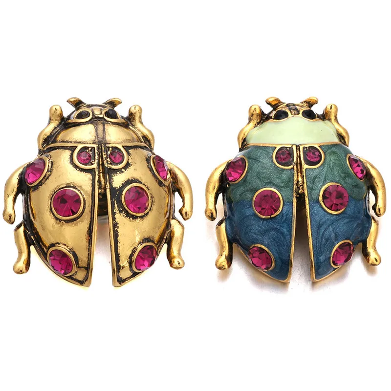 5pcs/lot Gold Color 18mm Big Metal Ladybug Snap Button For Snaps Bracelet Jewelry DIY Accessories
5pcs/lot Gold Color 18mm Big Metal Ladybug Snap Button For Snaps Bracelet Jewelry DIY Accessories