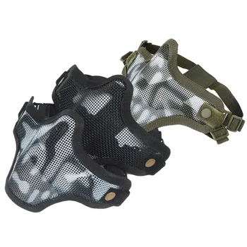 Airsoft Paintball Masks Half Face Skull Tactical Wire Mesh Mask Wargame Shooting Hunting Protective Equipment Military Army Mask
Airsoft Paintball Masks Half Face Skull Tactical Wire Mesh Mask Wargame Shooting Hunting Protective Equipment Military Army Mask